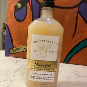 NWT Bath and Body Works Aromatherapy Peaceful Body Wash